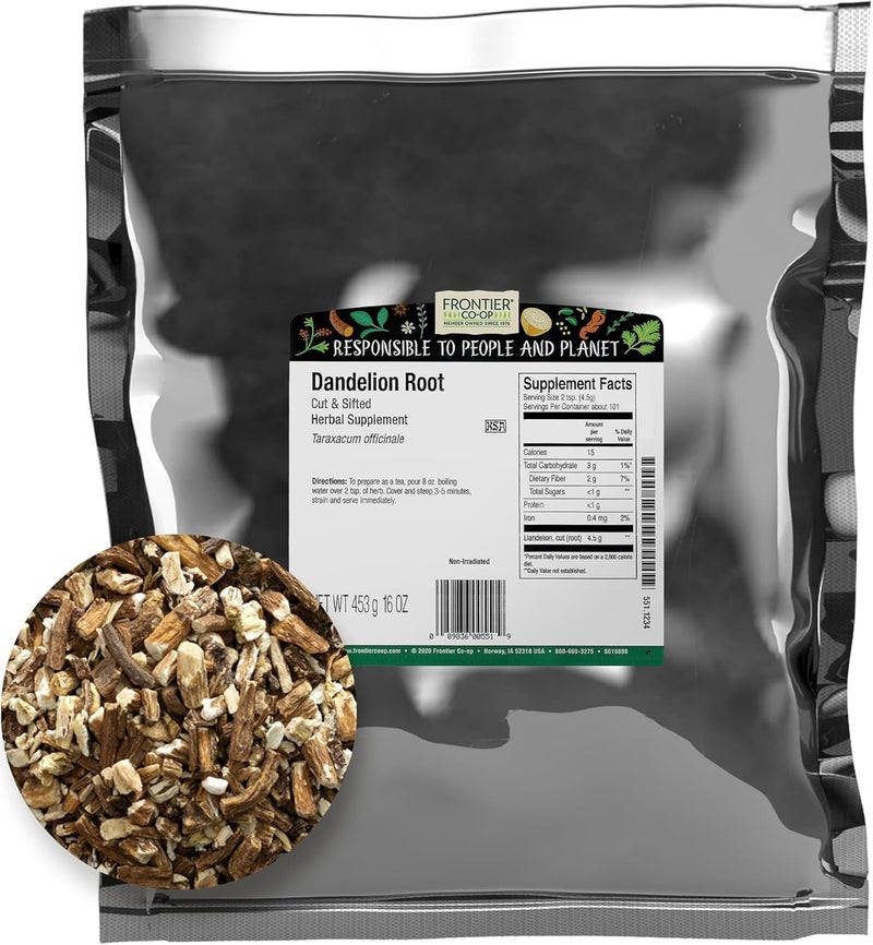 Frontier Co-op Frontier Bulk Dandelion Root, Cut & Sifted - 1 lb - Image 1